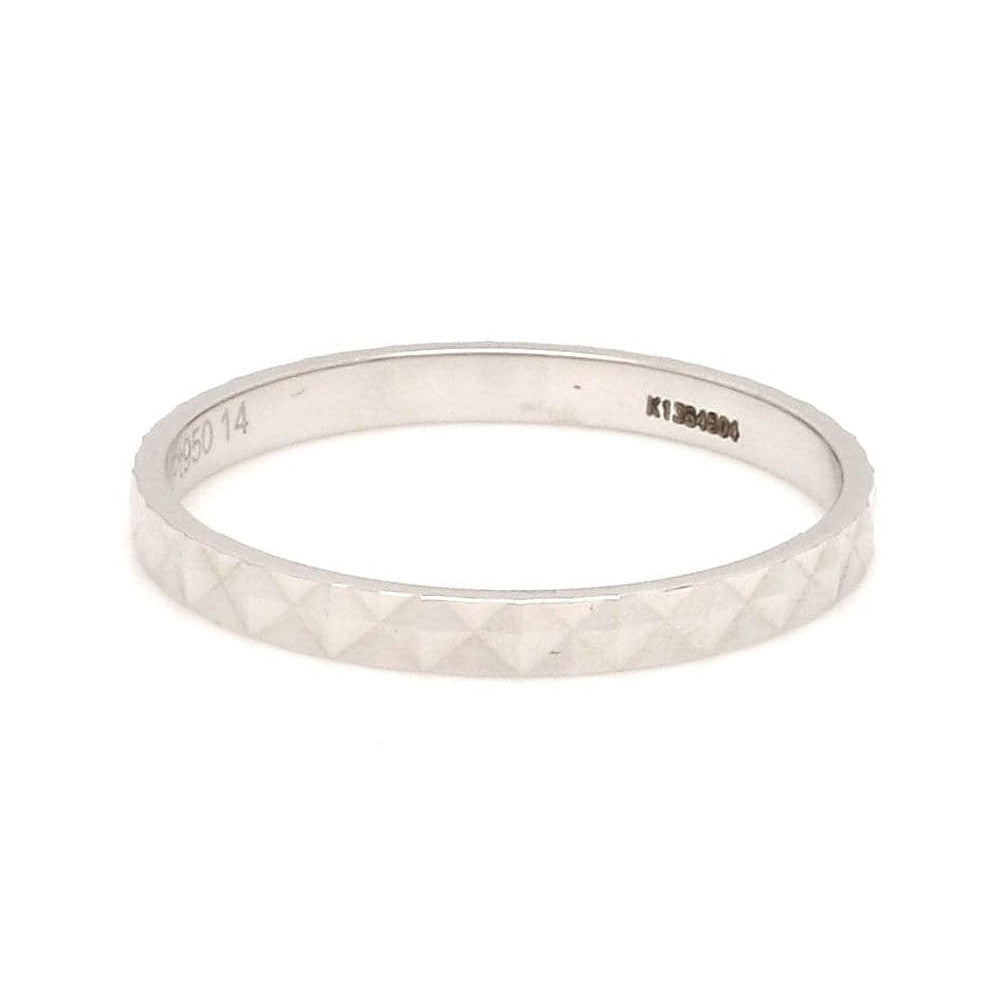 2mm Designer Japanese Platinum Women's Ring JL PT 1347