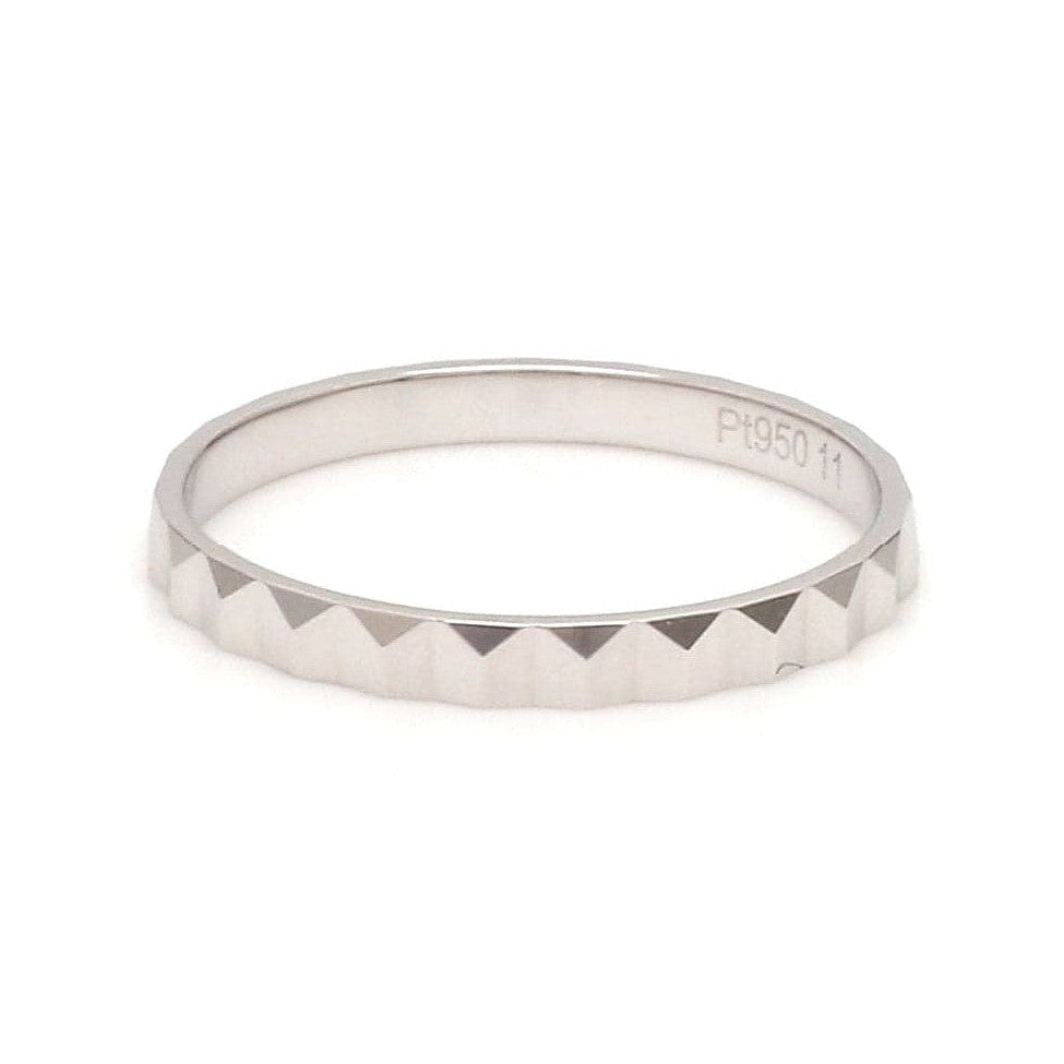 2mm Designer Japanese Platinum Women's Ring JL PT 1349