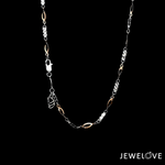 Load image into Gallery viewer, 2mm Japanese Designer Platinum Rose Gold Chain for Women JL PT CH 1265   Jewelove.US
