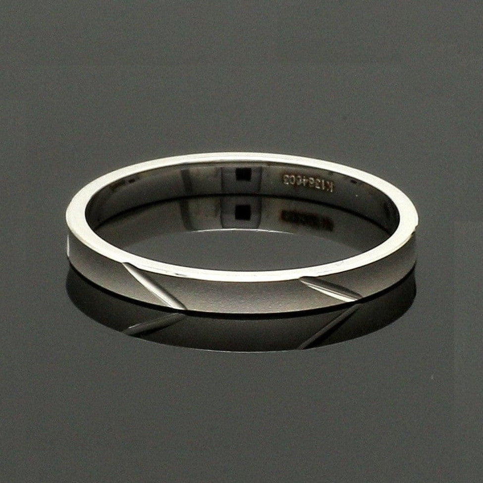 2mm Japanese Platinum Women's Ring with Matte Finish JL PT 1334
