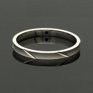 2mm Japanese Platinum Women's Ring with Matte Finish JL PT 1334