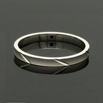 Load image into Gallery viewer, 2mm Japanese Platinum Women&#39;s Ring with Matte Finish JL PT 1334
