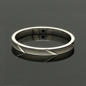 2mm Japanese Platinum Women's Ring with Matte Finish JL PT 1334
