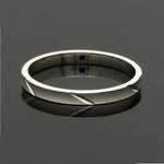 Load image into Gallery viewer, 2mm Japanese Platinum Women&#39;s Ring with Matte Finish JL PT 1334
