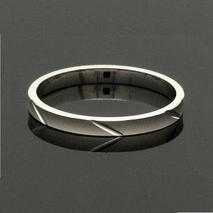 2mm Japanese Platinum Women's Ring with Matte Finish JL PT 1334