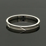 Load image into Gallery viewer, 2mm Japanese Platinum Women&#39;s Ring with Matte Finish JL PT 1334
