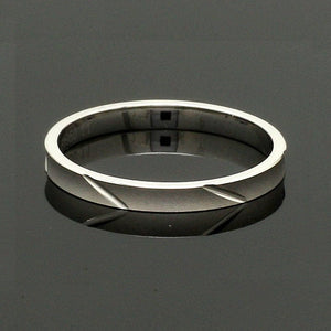 2mm Japanese Platinum Women's Ring with Matte Finish JL PT 1334
