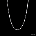 Load image into Gallery viewer, 2mm Plain Platinum Box Chain for Men SJ PTO 702-C
