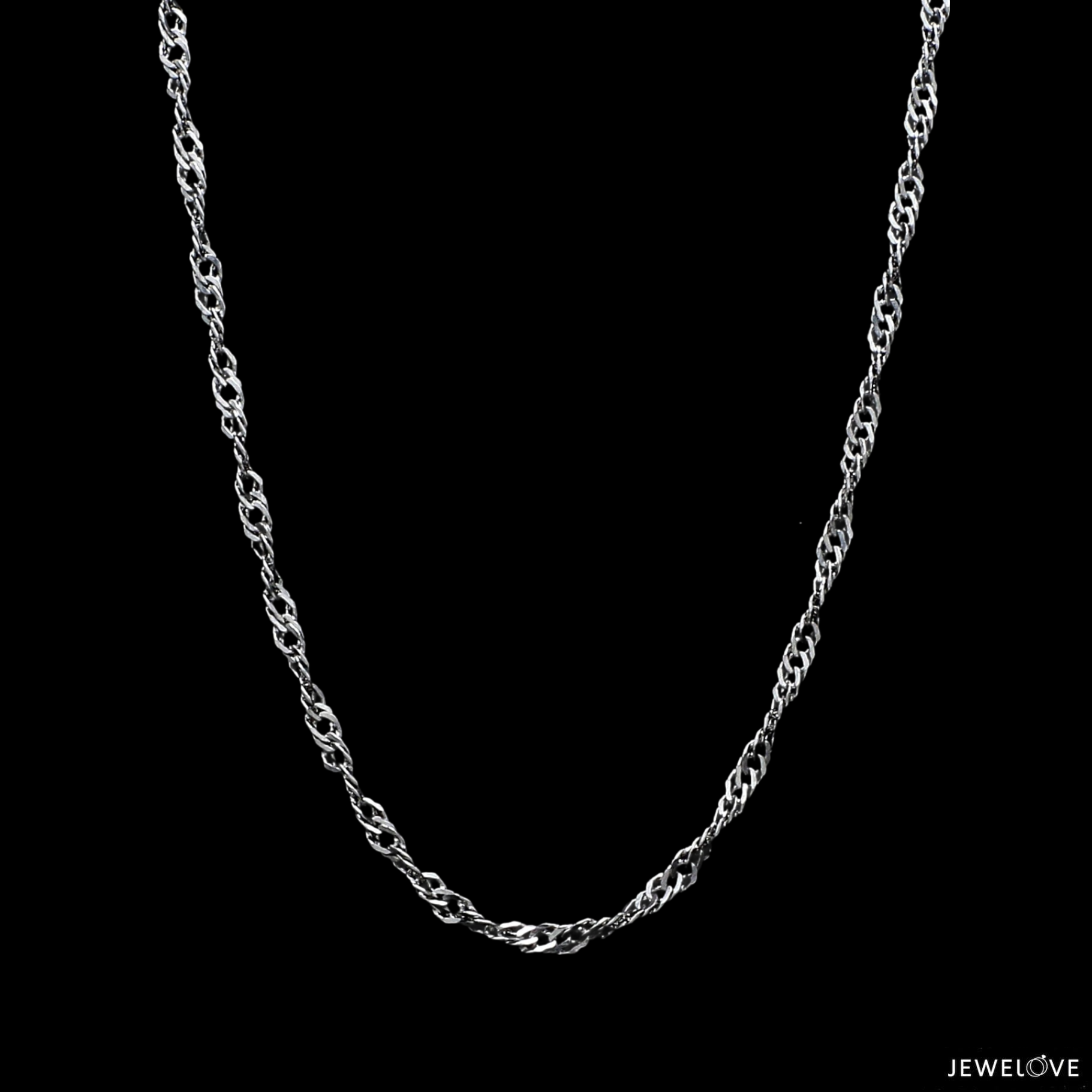 2mm Japanese Platinum Singapore Chain for Women JL PT CH 1221