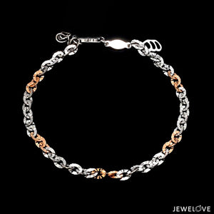 3.25mm Japanese Platinum Rose Gold Bracelet for Women JL PTB 659R
