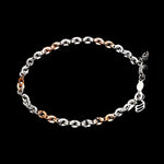 Load image into Gallery viewer, 3.25mm Japanese Platinum Rose Gold Bracelet for Women JL PTB 659R
