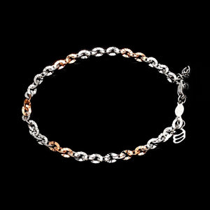 3.25mm Japanese Platinum Rose Gold Bracelet for Women JL PTB 659R