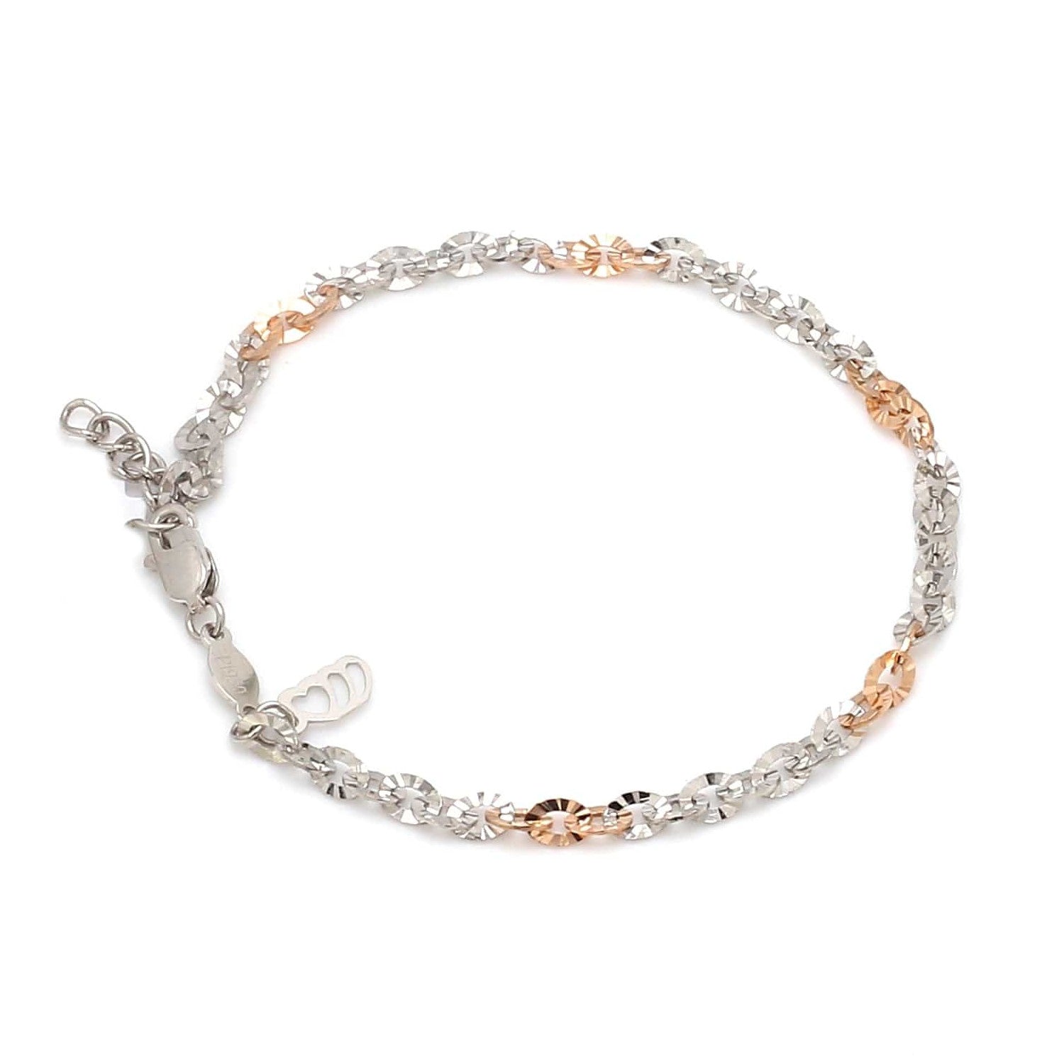 3.25mm Japanese Platinum Rose Gold Bracelet for Women JL PTB 659R