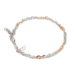 Load image into Gallery viewer, 3.25mm Japanese Platinum Rose Gold Bracelet for Women JL PTB 659R
