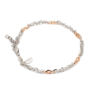 3.25mm Japanese Platinum Rose Gold Bracelet for Women JL PTB 659R