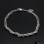 Load image into Gallery viewer, 3.5 mm Japanese Platinum Bracelet for Women JL PTB 1159
