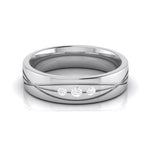 Load image into Gallery viewer, 3 Diamond Platinum Love Bands  JL PT R-8001
