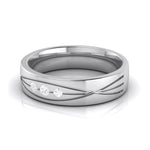 Load image into Gallery viewer, 3 Diamond Platinum Love Bands  JL PT R-8001
