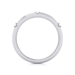 Load image into Gallery viewer, 3 Diamond Platinum Love Bands JL PT R-8018
