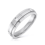 Load image into Gallery viewer, 3 Diamond Platinum Love Bands JL PT R-8018
