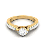 Load image into Gallery viewer, 70-Pointer Lab Grown Solitaire 18K Yellow Gold Ring JL AU LG G-107Y-B   Jewelove.US
