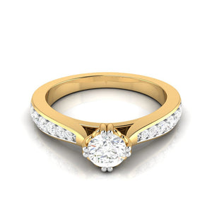 30-Pointer 18K Yellow Gold Solitaire Ring JL AU G 107Y   Jewelove.US
