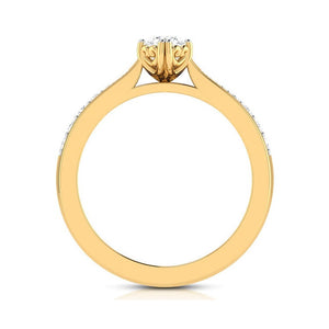 30-Pointer 18K Yellow Gold Solitaire Ring JL AU G 107Y   Jewelove.US