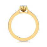 Load image into Gallery viewer, 70-Pointer Lab Grown Solitaire 18K Yellow Gold Ring JL AU LG G-107Y-B   Jewelove.US
