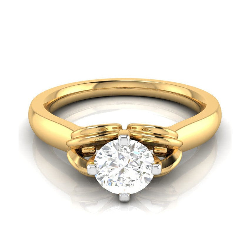 2-Carat Lab Grown Solitaire 18K Yellow Gold Ring JL AU LG G-114Y-E   Jewelove.US