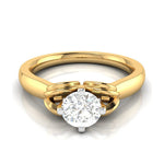 Load image into Gallery viewer, 2-Carat Lab Grown Solitaire 18K Yellow Gold Ring JL AU LG G-114Y-E   Jewelove.US
