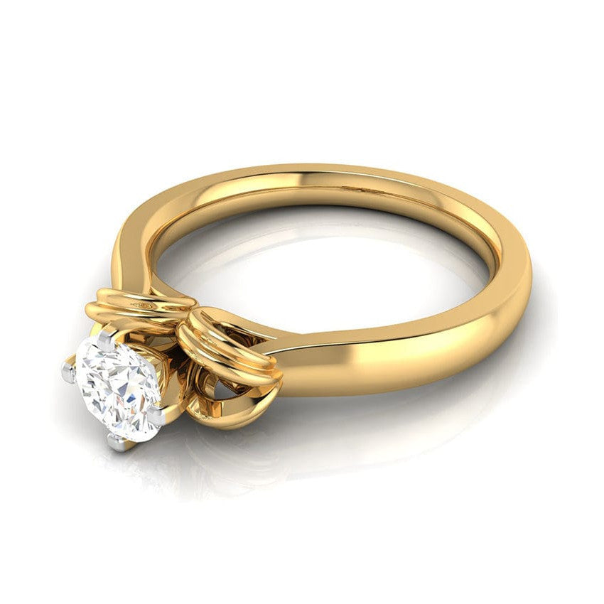 70-Pointer Lab Grown Solitaire 18K Yellow Gold Ring JL AU LG G-114Y-B   Jewelove.US