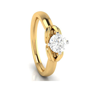 50-Pointer Solitaire 18K Yellow Gold Ring JL AU G 114Y-A   Jewelove.US