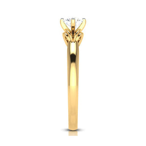 2-Carat Lab Grown Solitaire 18K Yellow Gold Ring JL AU LG G-114Y-E   Jewelove.US
