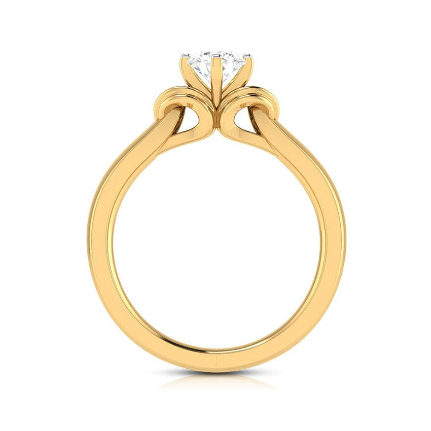 50-Pointer Solitaire 18K Yellow Gold Ring JL AU G 114Y-A   Jewelove.US
