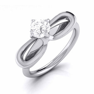 1-Carat Designer Platinum Solitaire Engagement Ring for Women JL PT G 112-D   Jewelove.US