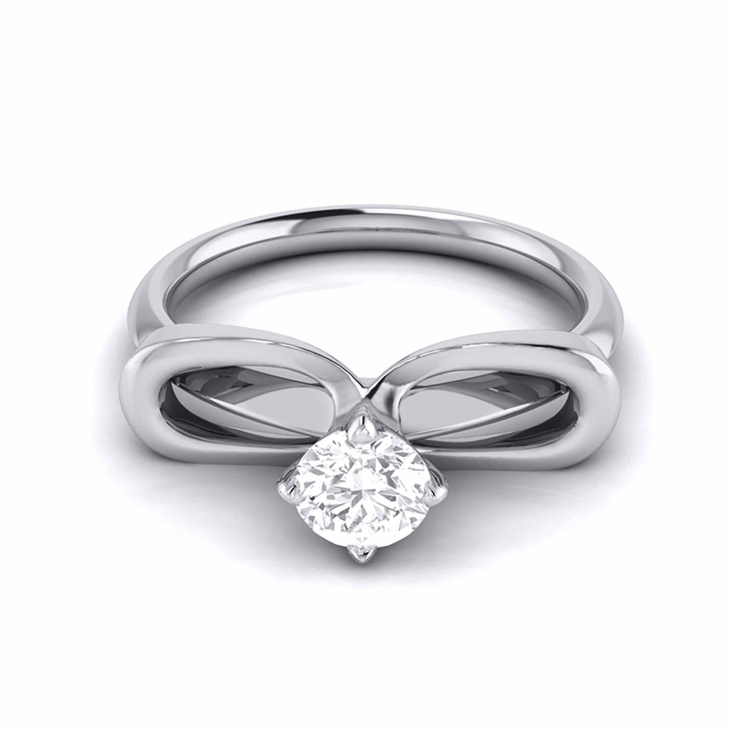 70-Pointer Lab Grown Solitaire Platinum Engagement Ring for Women JL PT LG G-112-C   Jewelove.US