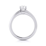 Load image into Gallery viewer, 1-Carat Flowery Platinum Lab Grown Solitaire Engagement Ring JL PT LG G 106-C   Jewelove.US
