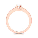 Load image into Gallery viewer, 1-Carat Solitaire 18K Rose Gold Ring with Diamond Accents JL AU G 119R-C   Jewelove.US
