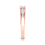 Load image into Gallery viewer, 1-Carat Solitaire 18K Rose Gold Ring with Diamond Accents JL AU G 119R-C   Jewelove.US
