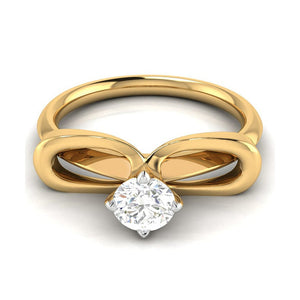 50-Pointer Solitaire 18K Yellow Gold Ring JL AU G 112Y-A   Jewelove.US