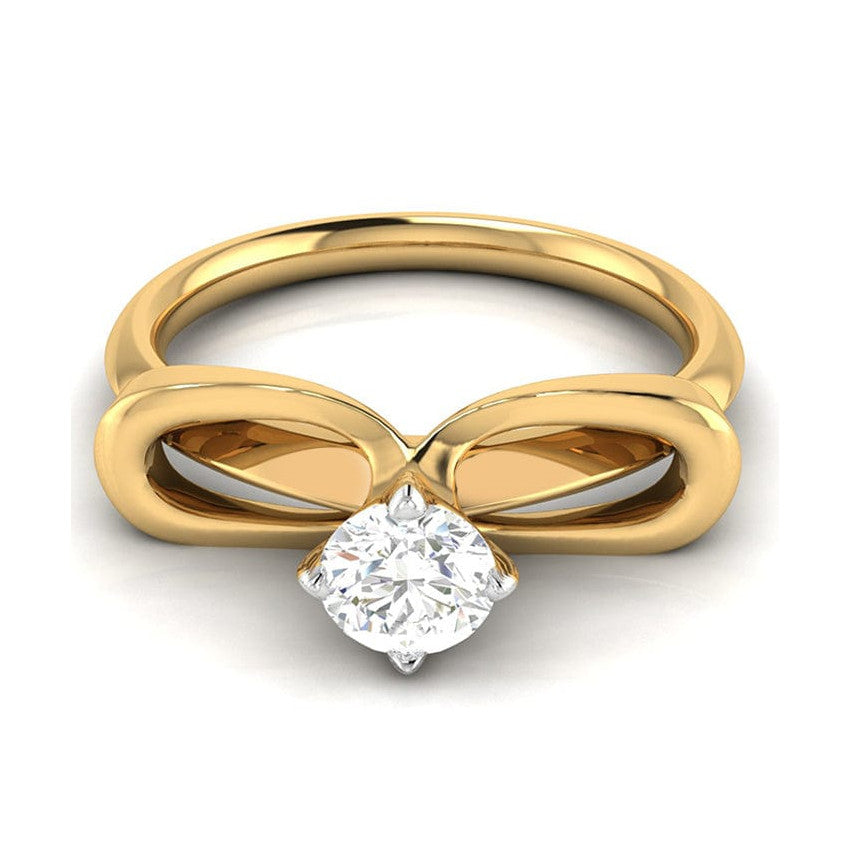 70-Pointer Solitaire 18K Yellow Gold Ring JL AU G 112Y-B   Jewelove.US