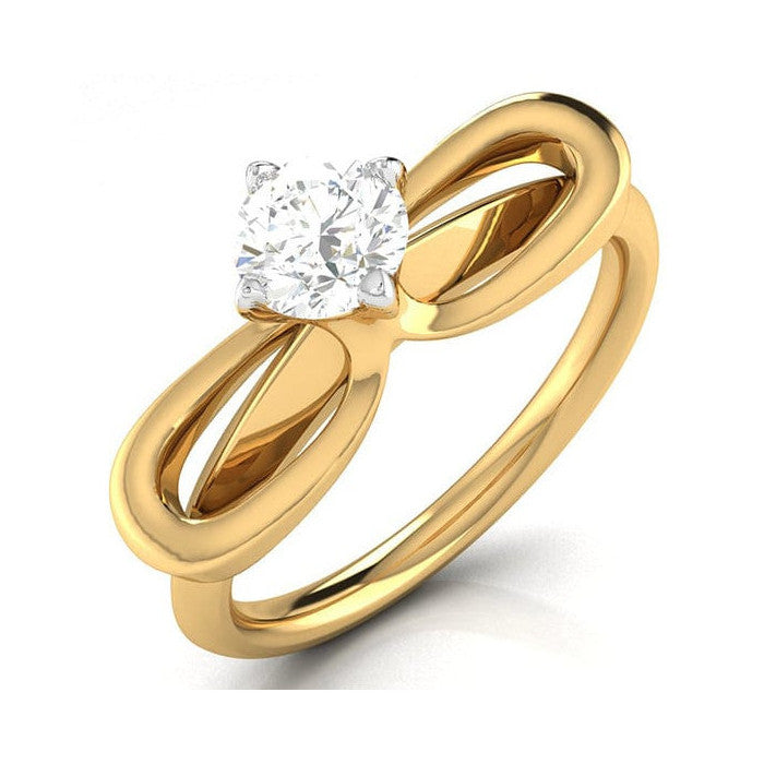 70-Pointer Solitaire 18K Yellow Gold Ring JL AU G 112Y-B   Jewelove.US