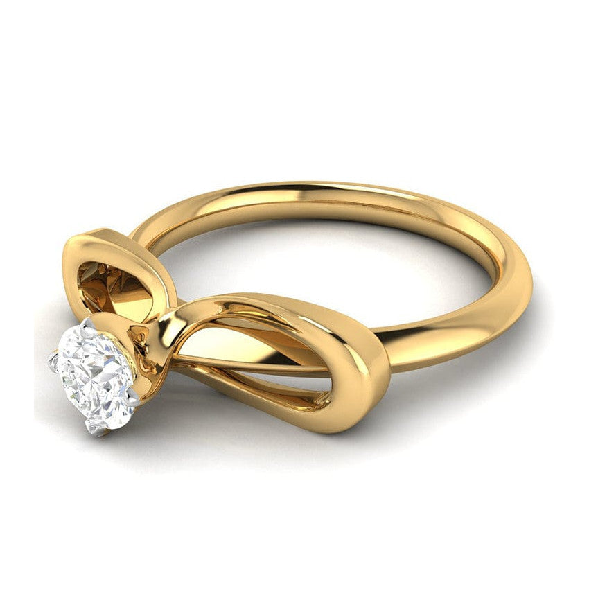 50-Pointer Solitaire 18K Yellow Gold Ring JL AU G 112Y-A   Jewelove.US