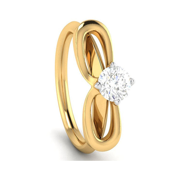 70-Pointer Lab Grown Solitaire 18K Yellow Gold Ring JL AU LG G-112Y-B   Jewelove.US