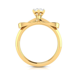 50-Pointer Solitaire 18K Yellow Gold Ring JL AU G 112Y-A   Jewelove.US