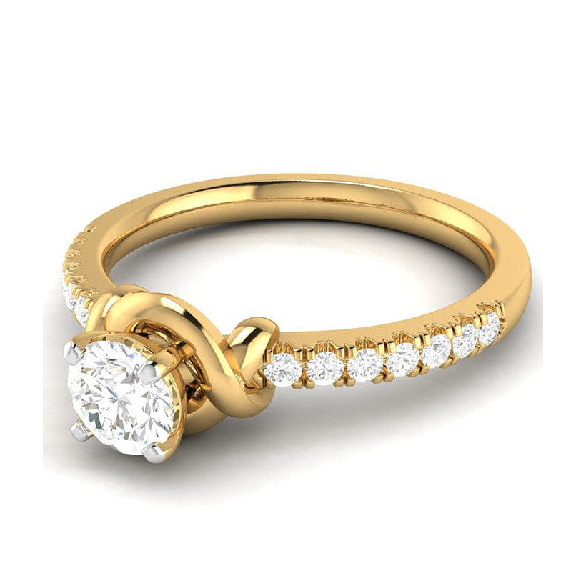 50-Pointer Solitaire 18K Yellow Gold Ring JL AU G 113Y-A   Jewelove.US