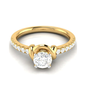 70-Pointer Solitaire 18K Yellow Gold Ring JL AU G 113Y-B   Jewelove.US