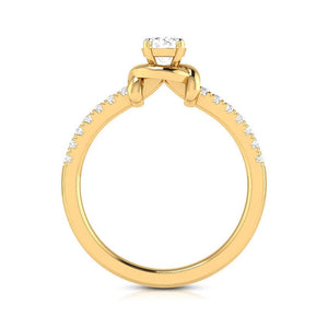 70-Pointer Lab Grown Solitaire 18K Yellow Gold Ring JL AU LG G-113Y-B   Jewelove.US