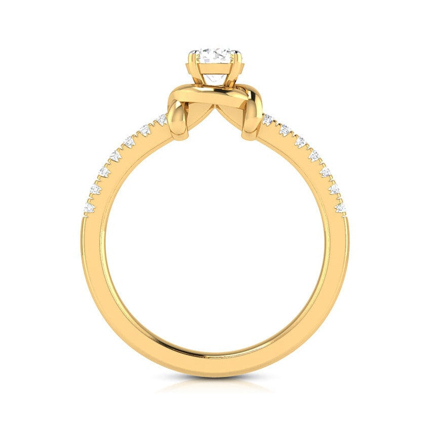 2-Carat Lab Grown Solitaire 18K Yellow Gold Ring JL AU LG G- 113Y-E   Jewelove.US