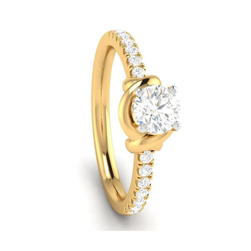 2-Carat Lab Grown Solitaire 18K Yellow Gold Ring JL AU LG G- 113Y-E   Jewelove.US